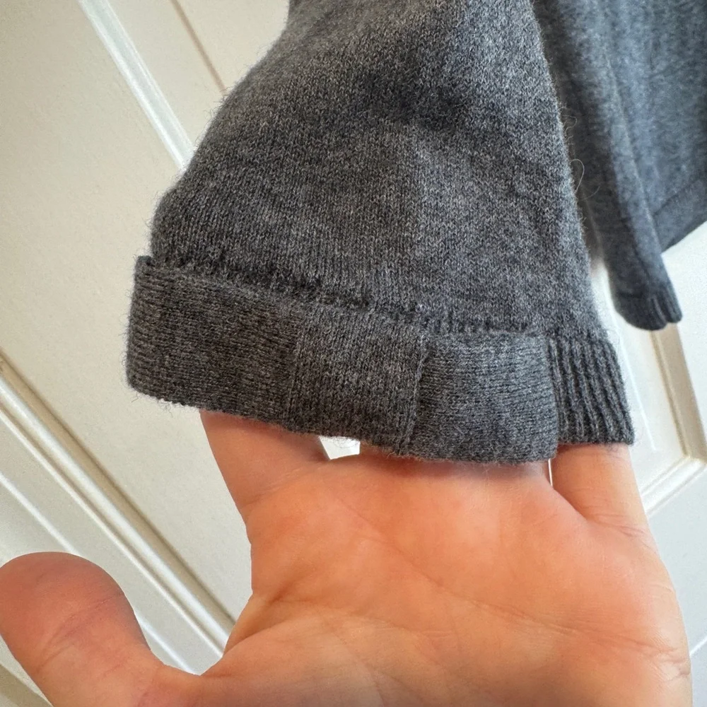 Kate Spade Grey Wool and Cashmere Knit Sweater